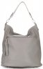 Bőr táska shopper bag Genuine Leather szürke 1326